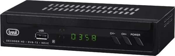 Decodificador Tdt Trevi 3378 T2 HDMI USB 2 Mandos