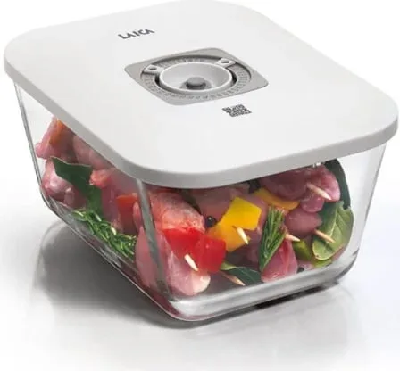 Recipiente de Cristal Laica VT33070/ con Funcion al Vacio/ Capacidad 2.7L