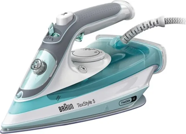 Plancha de Vapor Braun Texstyle 5 Si5017Gr 2700W Gris-Turquesa