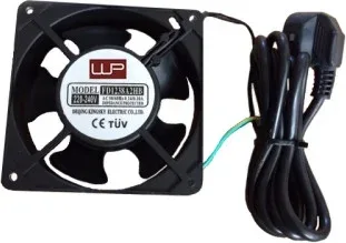 Ventilador caja para rack wp 220v -  120x120x38mm enchufe schuko 2m