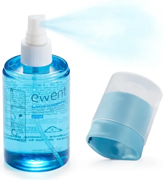 Set de Limpieza Ewent Universal Spray 200Ml + Paño 20X20Cm