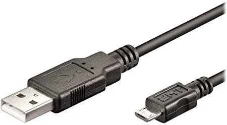 Ewent EW-UAB-010-MC cable USB 1 m USB 2.0 Micro-USB A USB A Negro