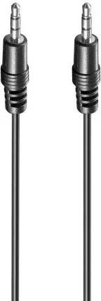 CABLE AUDIO ESTEREO EWENT JACK 3,5mm MACHO A 3,5mm MACHO 2m