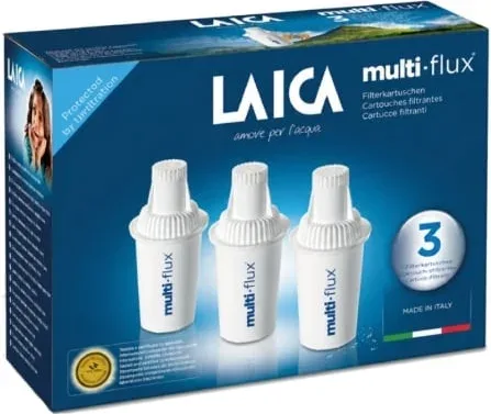 Cartucho de Filtro de Agua Laica MULTI-FLUX F3A3/ Pack de 3 Unidades