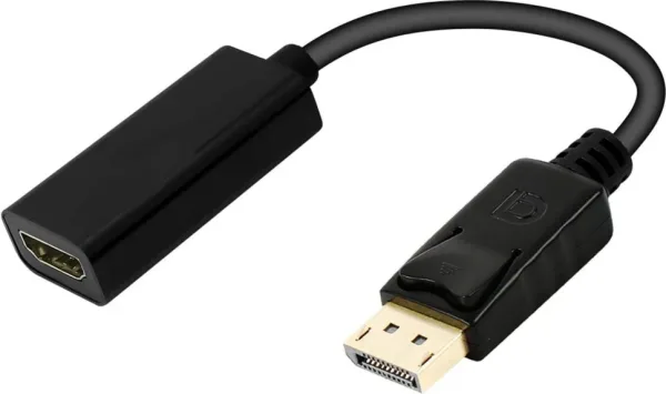 CABLE CONVERTIDOR EWENT DisplayPort MACHO A HDMI TIPO A HEMBRA 0,15m
