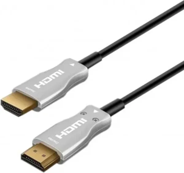 Cable HDMI ewent 4K UHD fibra optica hibrido 10m -  macho -  macho