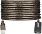 CABLE ALARGADOR EWENT  USB 2.0 USB-A AMPLIFICACION SEÑAL 5m NEGRO