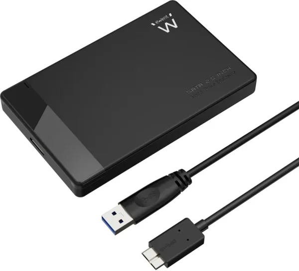 Carcasa disco duro ewent ew7049 2.5 pulgadas USB tipo b negra