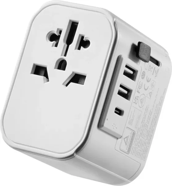 Enchufe universal viaje ewent ew1475 ue - usa - uk - aus - china 2 x USB - 1 x USB tipo c