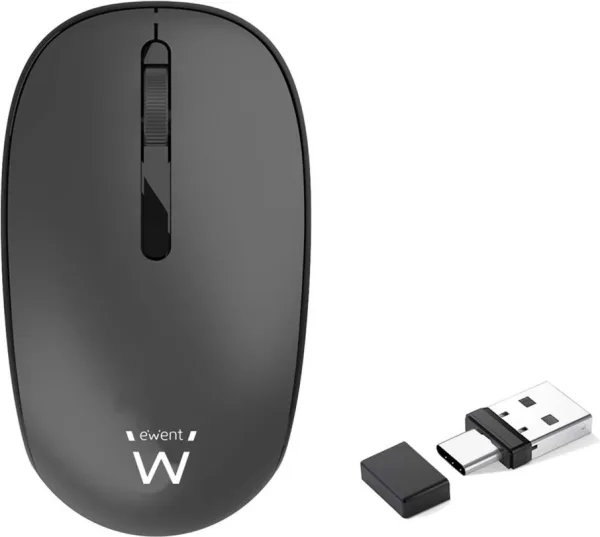 Ewent EW3206 ratón Universal Ambidextro RF inalámbrico Óptico 1000 DPI