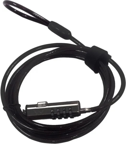 Cable de seguridad ewent para portatil -  combinacion 4 digitos 1.8m