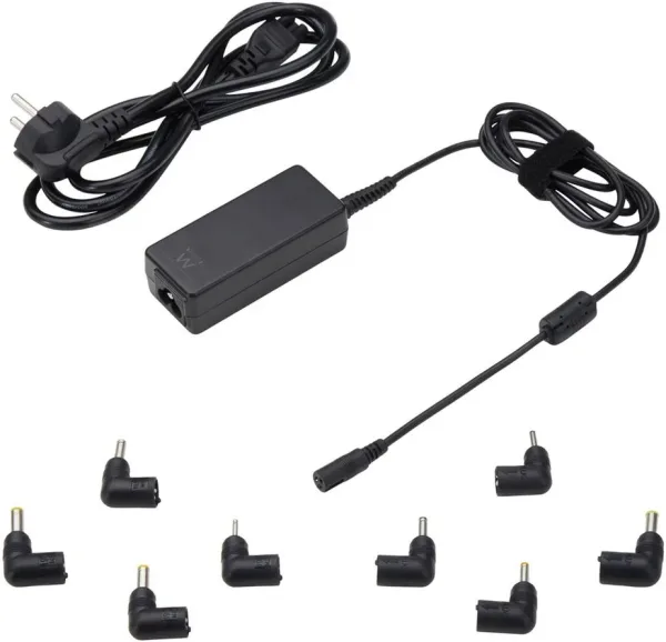 Ewent Cargador Automatico Universal Notebook 45W con 8 Puntas