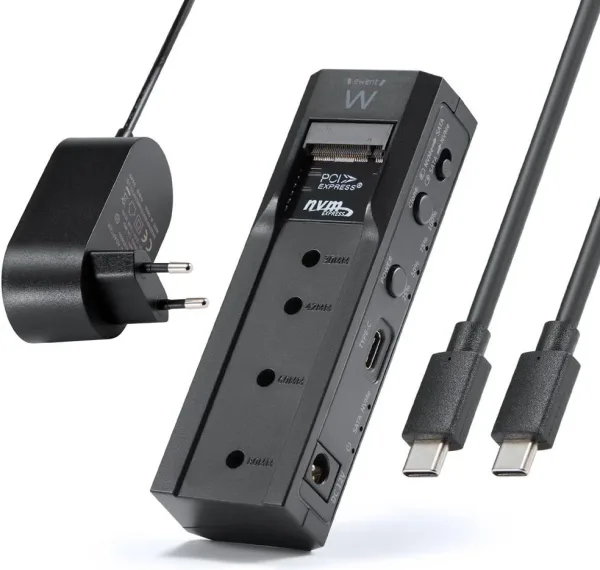 Ewent EW7065 caja para disco duro externo Carcasa de disco duro/SSD Negro 2.5/3.5"