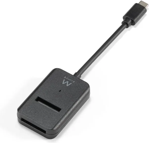 Ewent EW7066 base de conexión para disco duro USB 3.2 Gen 1 (3.1 Gen 1) Type-C Negro
