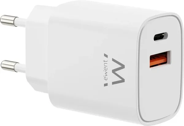 Cargador ewent ew1326 30w USB tipo a - USB tipo c