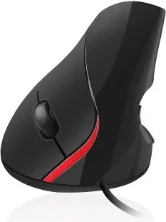 Mouse raton vertical ergonomico ewent ew3156 USB 2.0 -  1000dpi -  negro