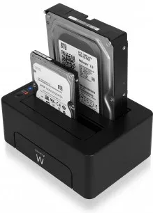 Estacion de acoplamiento ewent para unidad de disco duro y de estado solido SATA 2.5 pulgadas y 3.5 pulgadas -  USB 3.0