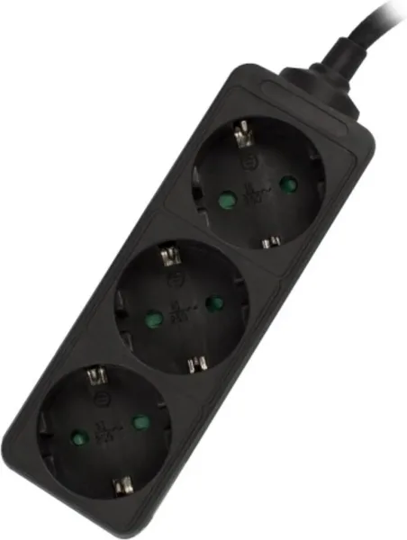 Regleta ewent 3 tomas shucko y 1.5 metros de cable
