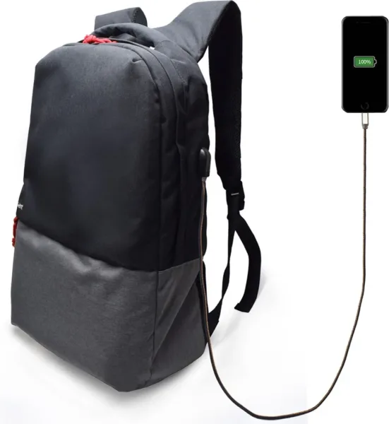 Mochila ewent urban notebook backpack 17.3 pulgadas con puerto de carga USB