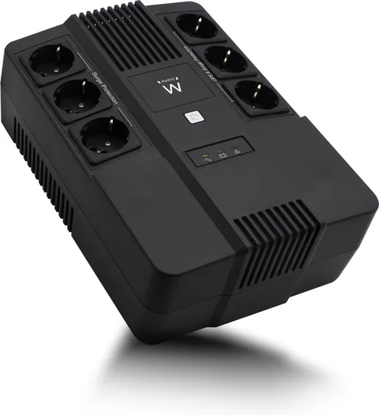 Ewent Ups 600Va Line Interactive With Avr, 6 X Cee7/3 Port