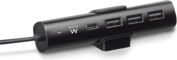 Cargador USB ewent ew1317 3 puertos USB - a -  1 puerto USB tipo c -  36w