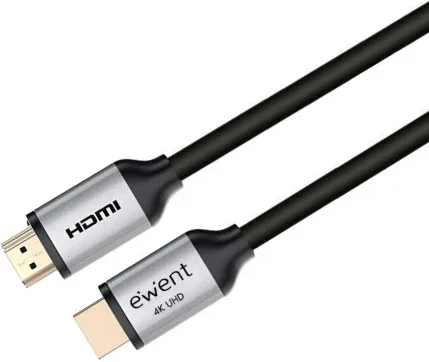 Cable HDMI 2.0 Ewent Premium High Speed con Ethernet Negro M/M 3M 4K 60Hz