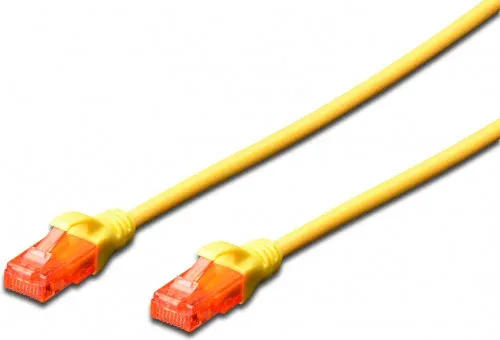 Ewent EW-6U-050 cable de red Amarillo 5 m Cat6 U/UTP (UTP)