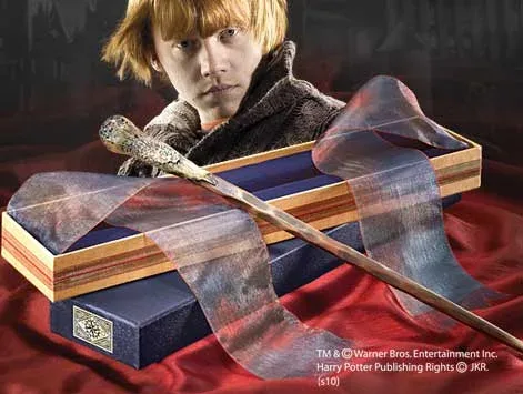 Replica the noble collection harry potter varita de ron weasley