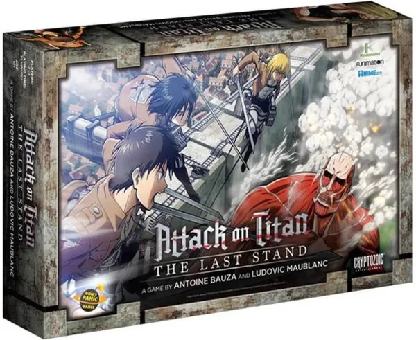 Juego de mesa attack on titan the last stand edad recomendada 14 años (ingles)