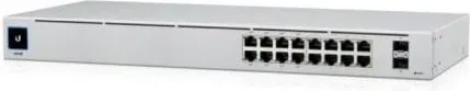 Switch Gestionable Ubiquiti USW-16-PoE 16 Puertos/ RJ-45 Gigabit 10/100/1000/ SFP/ PoE+