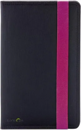 Ziron LY015 funda para tablet 20,3 cm (8") Folio Negro, Púrpura