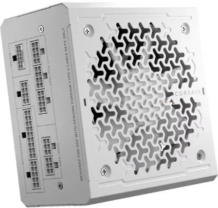 Fuente de Alimentación Corsair RM1000/ 1000W/ Ventilador 12cm/ Cybenetics Gold/ ATX 3.1/ PCIe 5.1/ Blanca