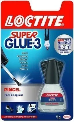 Pegamento con Pincel Loctite Super Glue-3/ 5g