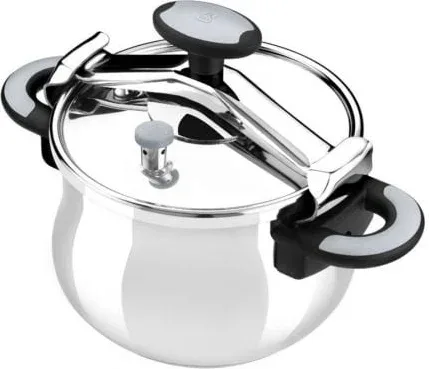 Olla a Presión Bra New Star A185501/ Ø22cm/ 4.5L/ Acero Inoxidable/ Apta para Inducción