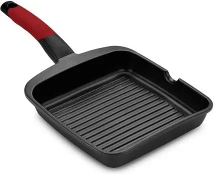 Grill Bra Premiere A411428/ Ø28cm/ Aluminio Fundido/ Apto para Inducción