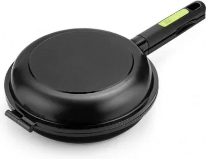 Sartén Dupla para Tortillas Bra Prior A121465/ Ø24cm/ Aluminio fundido/ Apta para Inducción