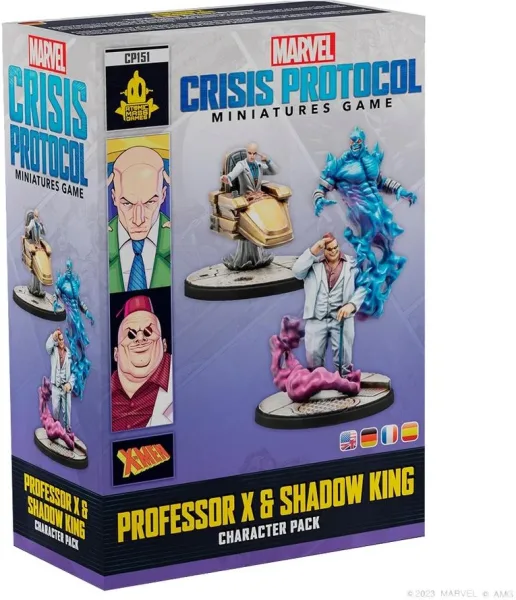 Juego de mesa marvel crisis protocol professor x & shadow king edad recomendada 14 años