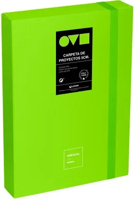 Caja de Proyectos 5Cm en Polyfoam Unequal Minimal Verde Grafoplas 91271221