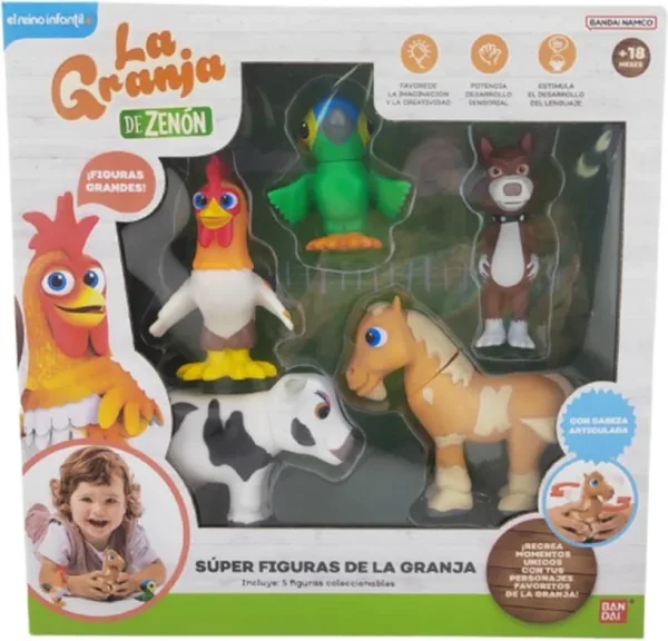 Pack 5 super figuras la granja de zenon