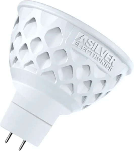 Bombilla multi LED silver electronics dicroica 4w=40w -  gu5.3 -  5.000k -  120º -  370lm -  luz blanca -  a+
