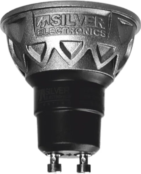 Bombilla LED pro silver electronics dicroica 5w=60w -  gu10 -  3000k -  38º -  470 lm -  luz calida -  a+