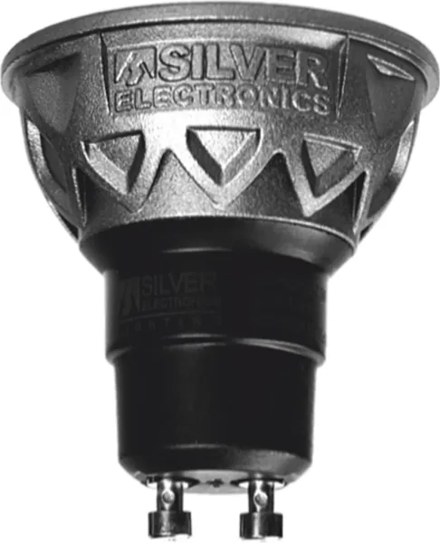 Bombilla LED pro silver electronics dicroica 5w=60w -  gu10 -  3000k -  38º -  470 lm -  luz calida -  a+