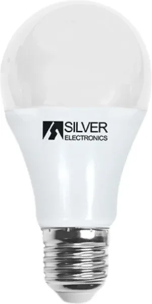 Bombilla LED regulable decorativa silver electronics estandar 8w=70w -  e27 -  5000k -  670 lm -  luz blanca -  a+