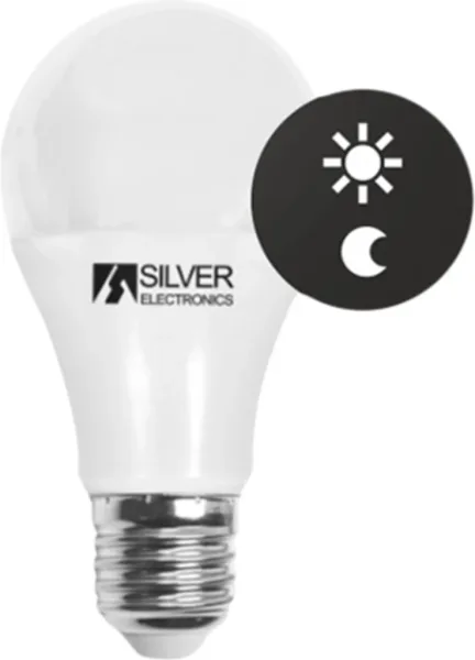 Bombilla LED sensor silver electronics estandar 10w=70w -  e27 -  3000k -  810 lm -  140º -  luz calida -  a+