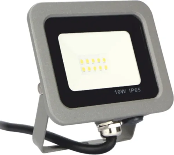 Foco proyector LED IPS 65 10w 5700k luz fria 800lm gris