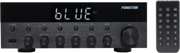 Amplificador estereo hifi fonestar as - 1515 - Bluetooth - radio fm - 15 + 15 w rms USB -  mp3