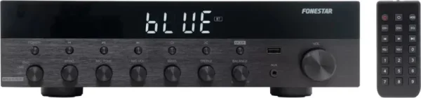 Amplificador estereo hifi fonestar as - 6060 - Bluetooth - radio fm - 60+60 w rms - USB -  mp3