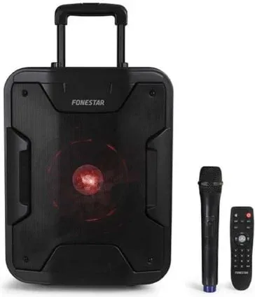 Altavoz portatil fonestar california 200w - jack - auxiliar - funcion karaoke - Bluetooth - USB - mp3 - radio fm - microfono