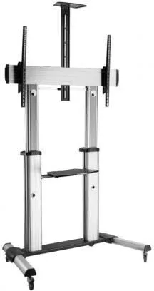 Soporte de Suelo Inclinable con Ruedas Fonestar STS-40106P para TV de 60-100"/ hasta 100kg