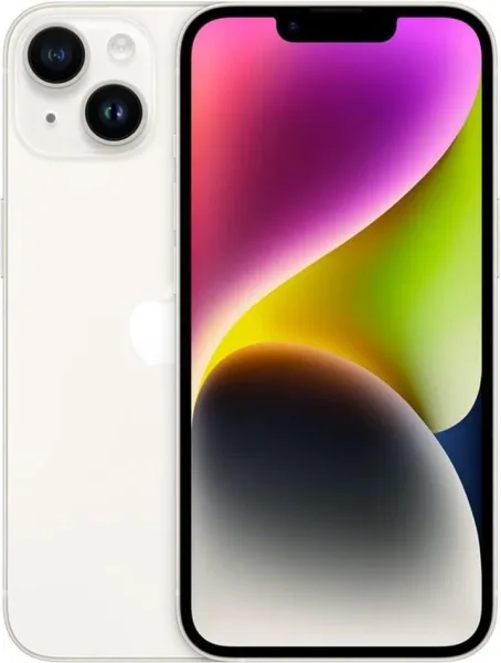 Telefono movil smartphone apple iphone 14 5g - 128gb - 6.1 pulgadas blanco acondicionado